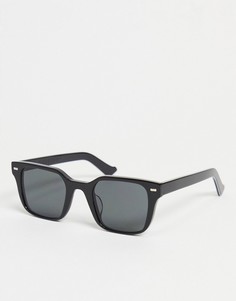 Квадратные солнцезащитные очки в черной оправе с коричневыми линзами в стиле унисекс Spitfire Lovejoy-Черный цвет
