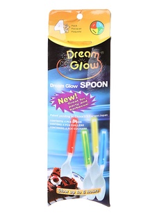 Ложки светящиеся в темноте СмеХторг 4шт 30340