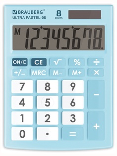 Калькулятор Brauberg Ultra Pastel-08-LB 250513