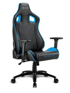 Компьютерное кресло Sharkoon Elbrus 2 Black-Blue