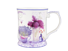 Кружка Elan Gallery New Bone China Лаванда 400ml 420112
