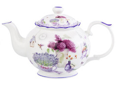 Заварочный чайник Elan Gallery New Bone China Лаванда 1.1L 420147