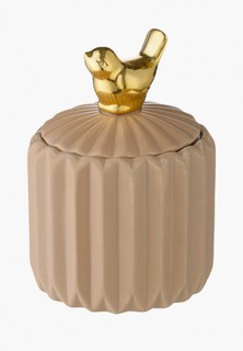 Контейнер для хранения продуктов Decogallery с птичкой M, 18х12 см