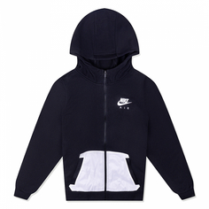 Подростковая толстовка Air French Terry Big Kids (Girls) Full-Zip Hoodie Nike