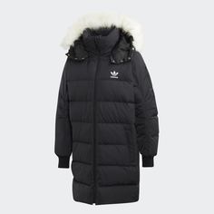 Удлиненный пуховик Bomber adidas Originals