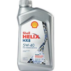 Моторное масло Shell Helix HX8 5W-40 синтетическое 1 л