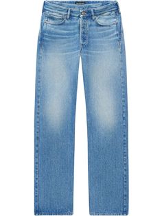 Balenciaga прямые джинсы Flatground