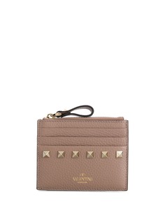 Valentino Garavani картхолдер Rockstud на молнии