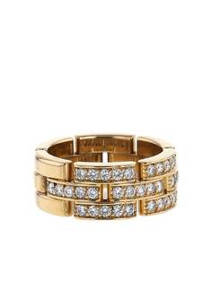 Cartier кольцо Maillon Panthère из желтого золота с бриллиантами pre-owned