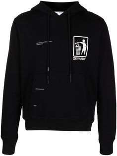 Off-White худи с графичным принтом
