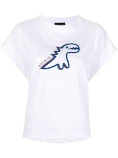 SPORT b. by agnès b. футболка Dino с вышитым логотипом