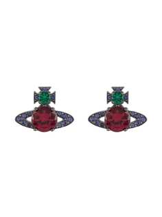 Vivienne Westwood серьги-гвоздики Ismene с кристаллами