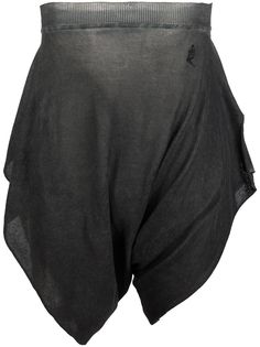 Vivienne Westwood шорты асимметричного кроя с драпировкой