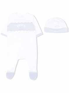 BOSS Kidswear пижама с логотипом