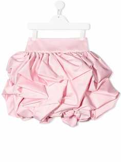 Balmain Kids мини-юбка со сборками
