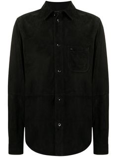 Stefano Ricci куртка-рубашка с нагрудным карманом
