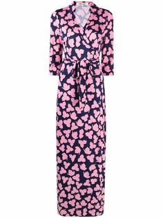 DVF Diane von Furstenberg платье с принтом