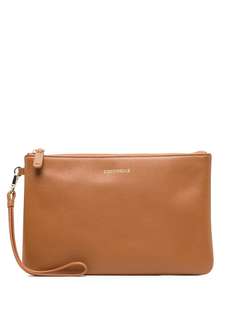 Coccinelle клатч из зернистой кожи