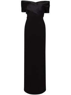 Solace London платье Rhea с драпировкой и открытыми плечами