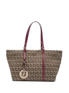 Fendi Pre-Owned маленькая сумка-тоут с узором Zucchino