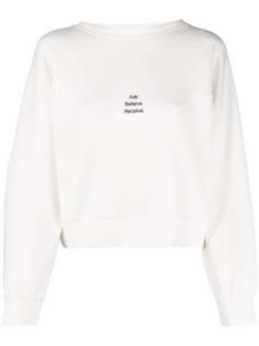 Merci толстовка Ask Believe Receive ..,Merci