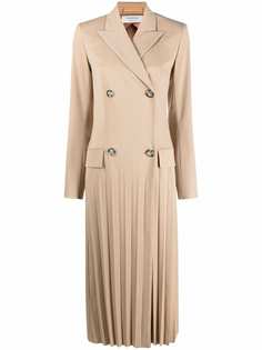 Sportmax платье-блейзер с плиссировкой