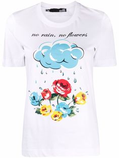 Love Moschino футболка с надписью