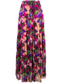 DVF Diane von Furstenberg длинная юбка с цветочным принтом