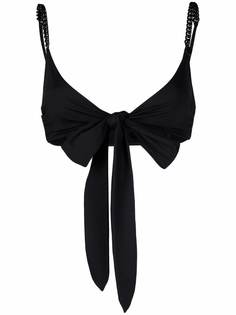 Stella McCartney лиф бикини Iconic Chain с запахом