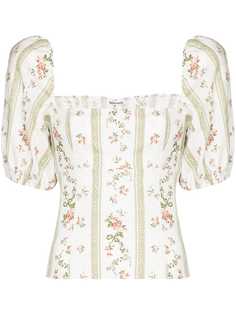 Reformation блузка Arancini с цветочным принтом