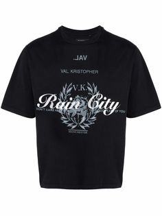 VAL KRISTOPHER футболка с принтом Rain City