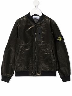 Stone Island Junior бомбер на молнии
