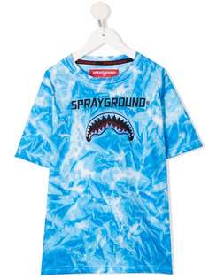 sprayground kid футболка с принтом тай-дай и логотипом
