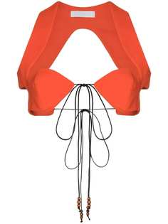 MAXIMILIAN укороченный топ с вырезами