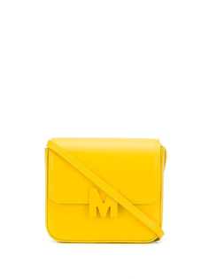 MSGM сумка через плечо с нашивкой-логотипом
