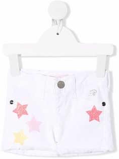 Miss Blumarine джинсовые шорты с принтом
