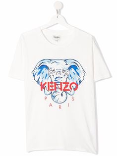 Kenzo Kids футболка с принтом