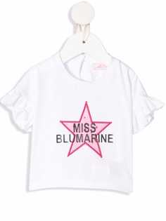 Miss Blumarine футболка с вышивкой
