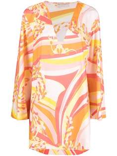 Emilio Pucci платье-туника с графичным принтом