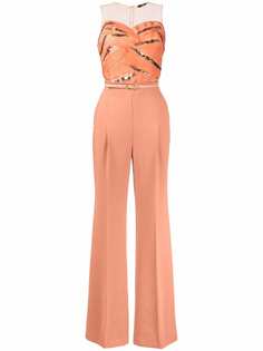 Elisabetta Franchi комбинезон с тюлем