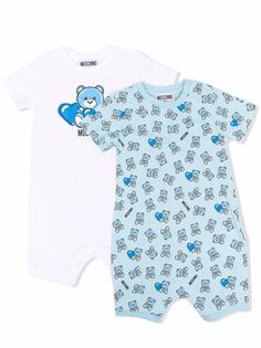 Moschino ромпер с принтом Toy Teddy