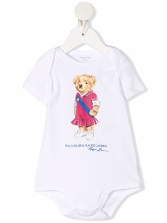 Ralph Lauren Kids комбинезон для новорожденного с логотипом