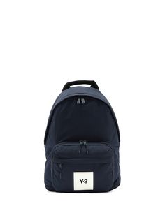 Y-3 рюкзак на молнии с нашивкой-логотипом