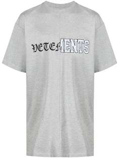 VETEMENTS футболка с логотипом