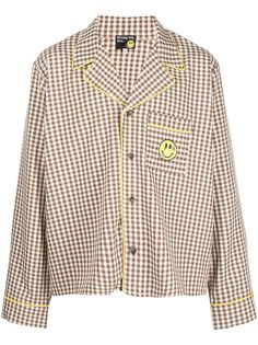 DUOltd пижамная рубашка в клетку