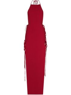 Mônot платье макси с вырезом халтер