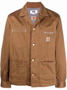 Junya Watanabe куртка-рубашка с карманом на молнии