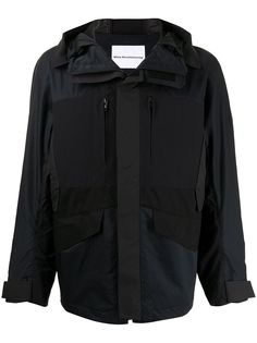 White Mountaineering легкая куртка на молнии с капюшоном