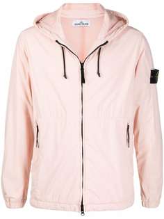 Stone Island куртка с нашивкой-логотипом