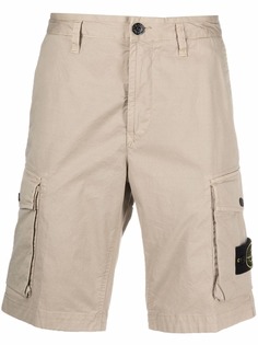 Stone Island шорты карго с нашивкой-логотипом